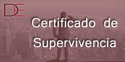 Certificado de Supervivencia